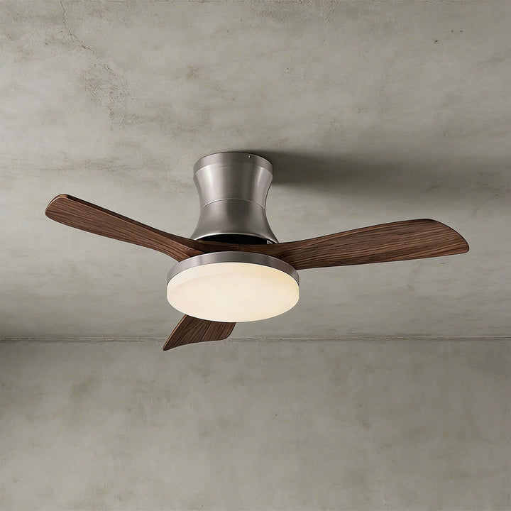 Vraxilo Ceiling Fan Light Style C | Mid-century Wood Fan Light