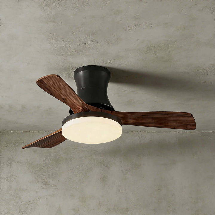 Vraxilo Ceiling Fan Light Style C | Mid-century Wood Fan Light