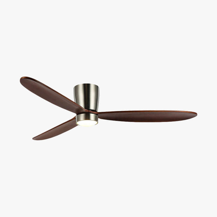 Vraxis Ceiling Fan Light | Modern Solid Wood Bedroom