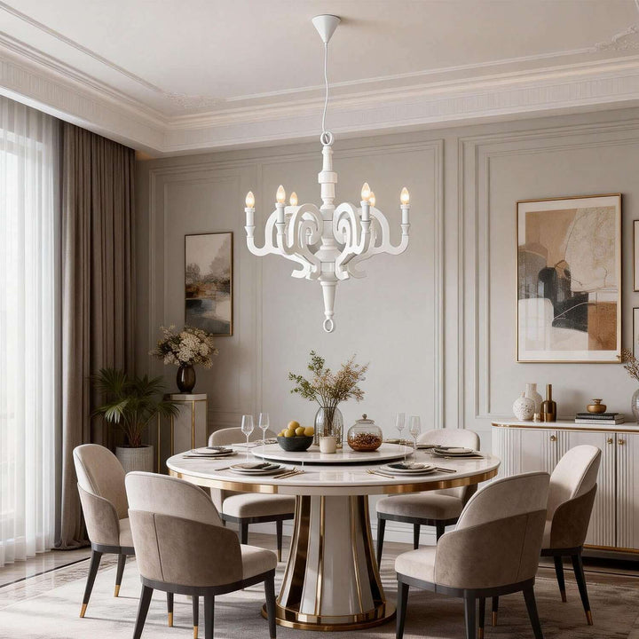 Vroliar Chandelier – Nordic Creative Resin Dining Chandelier