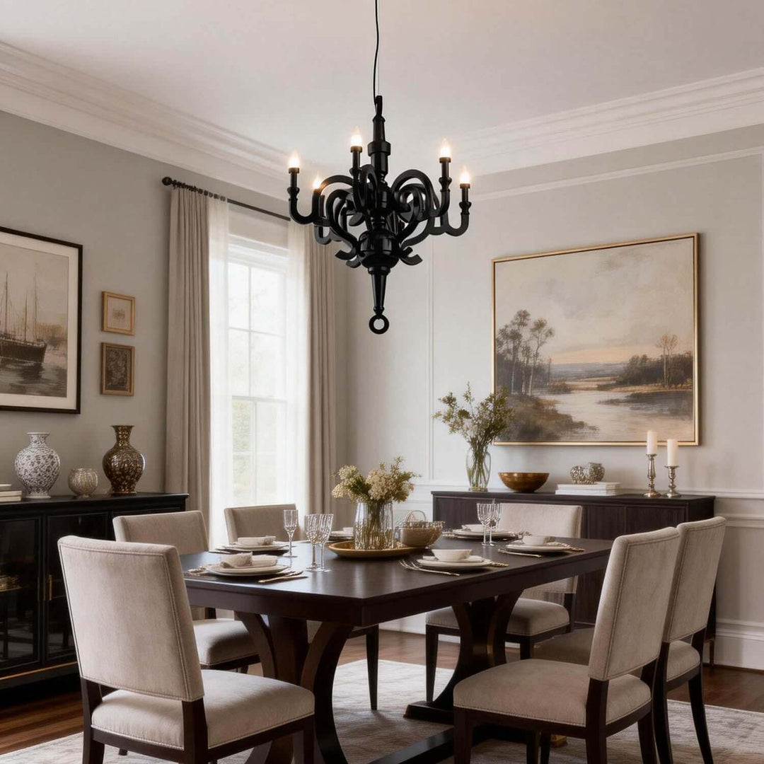 Vroliar Chandelier – Nordic Creative Resin Dining Chandelier