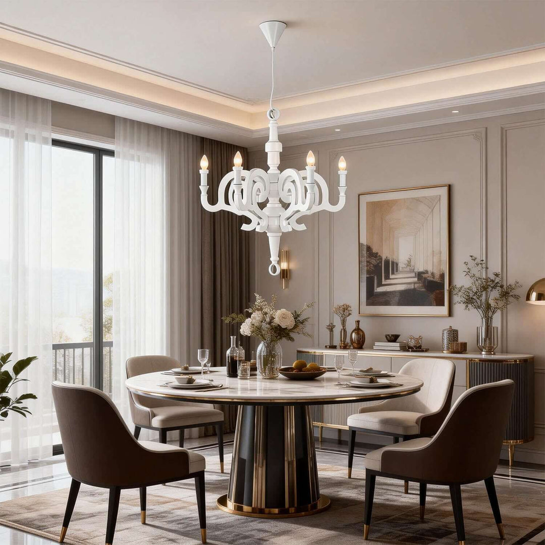 Vroliar Chandelier – Nordic Creative Resin Dining Chandelier