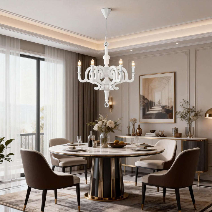 Vroliar Chandelier – Nordic Creative Resin Dining Chandelier