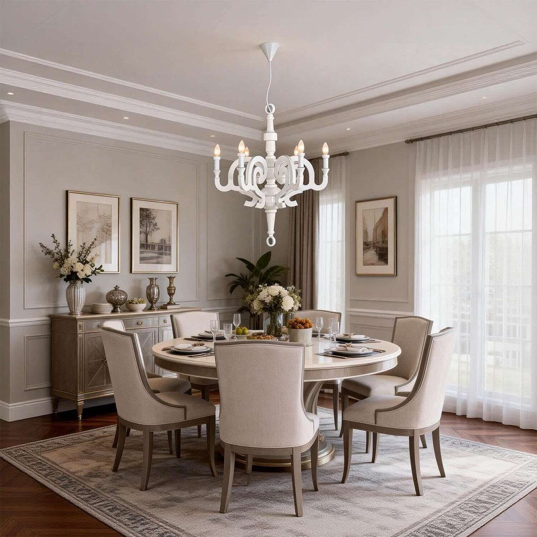 Vroliar Chandelier – Nordic Creative Resin Dining Chandelier