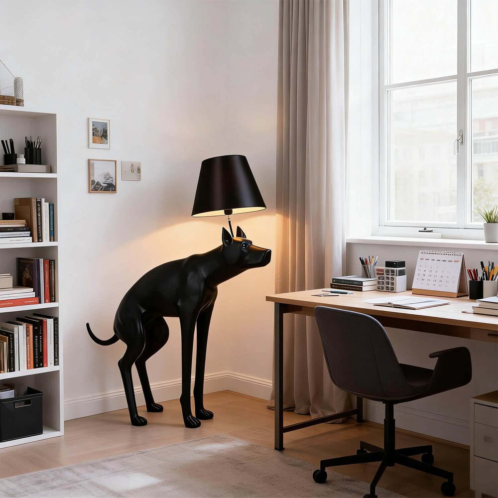 Vulnira Floor Lamp – Nordic Creative Puppy Resin Light