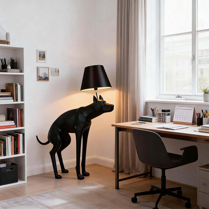 Vulnira Floor Lamp – Nordic Creative Puppy Resin Light