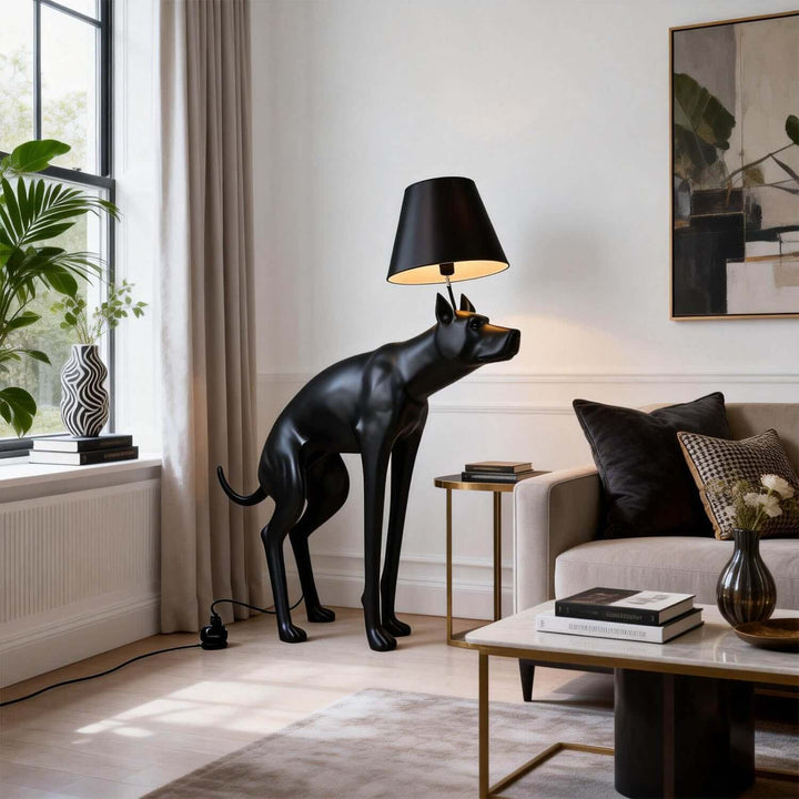 Vulnira Floor Lamp – Nordic Creative Puppy Resin Light
