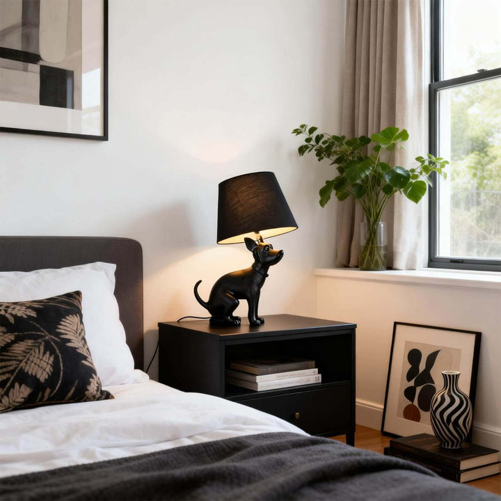 Vulnira Table Lamp – Nordic Creative Puppy Resin Light