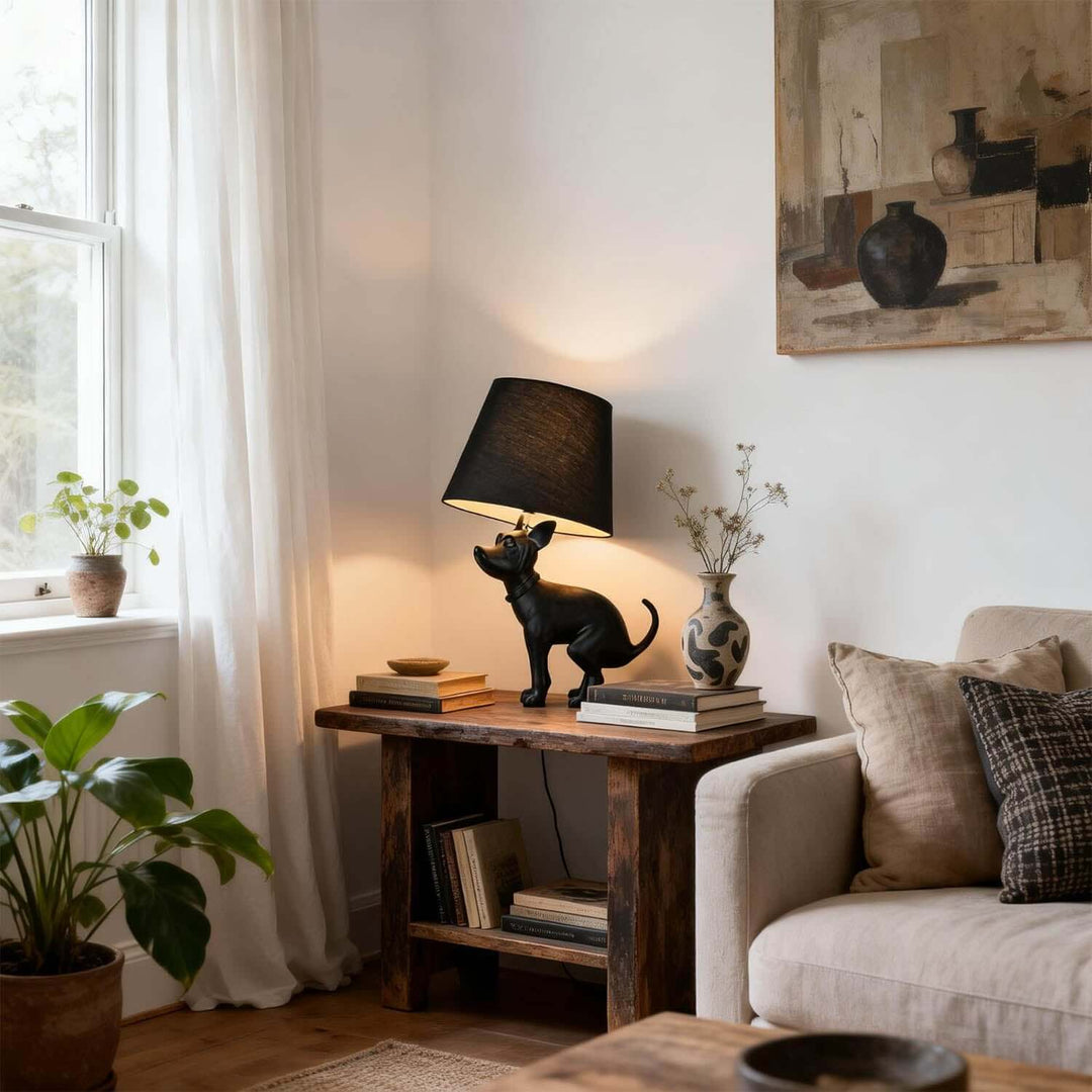 Vulnira Table Lamp – Nordic Creative Puppy Resin Light