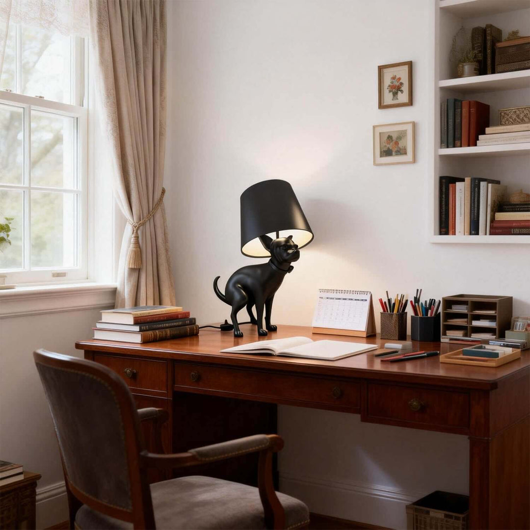 Vulnira Table Lamp – Nordic Creative Puppy Resin Light