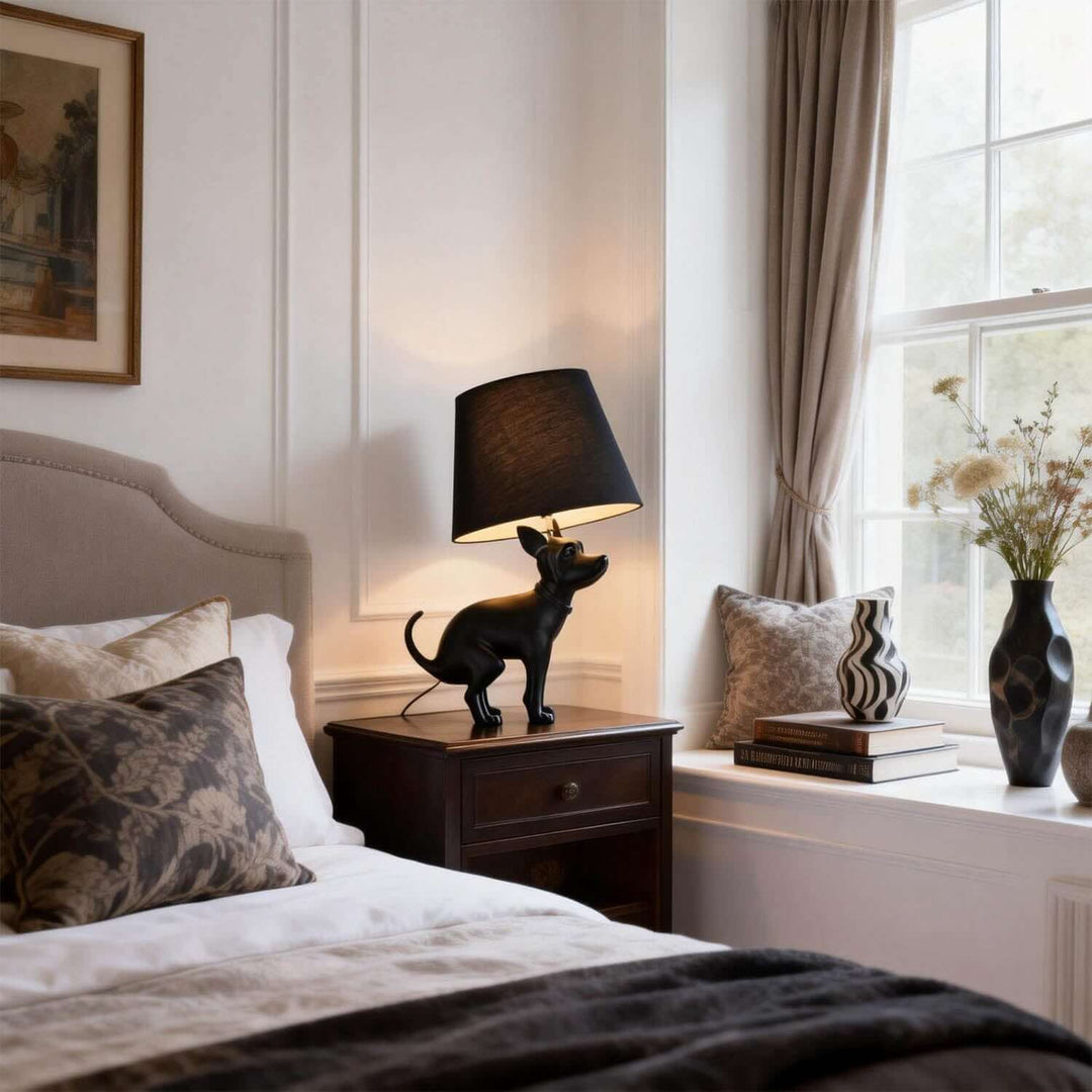 Vulnira Table Lamp – Nordic Creative Puppy Resin Light