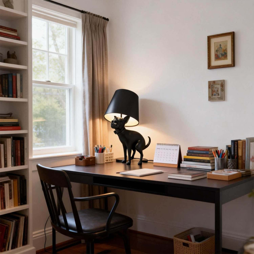 Vulnira Table Lamp – Nordic Creative Puppy Resin Light