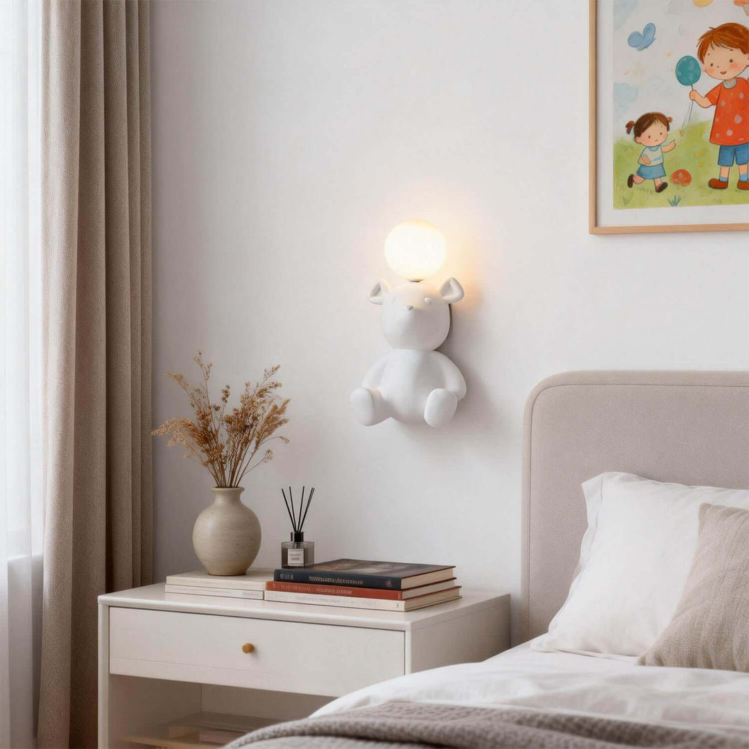Vurnexi Wall Light – Stylish Creative Bear Children's Room Lamp