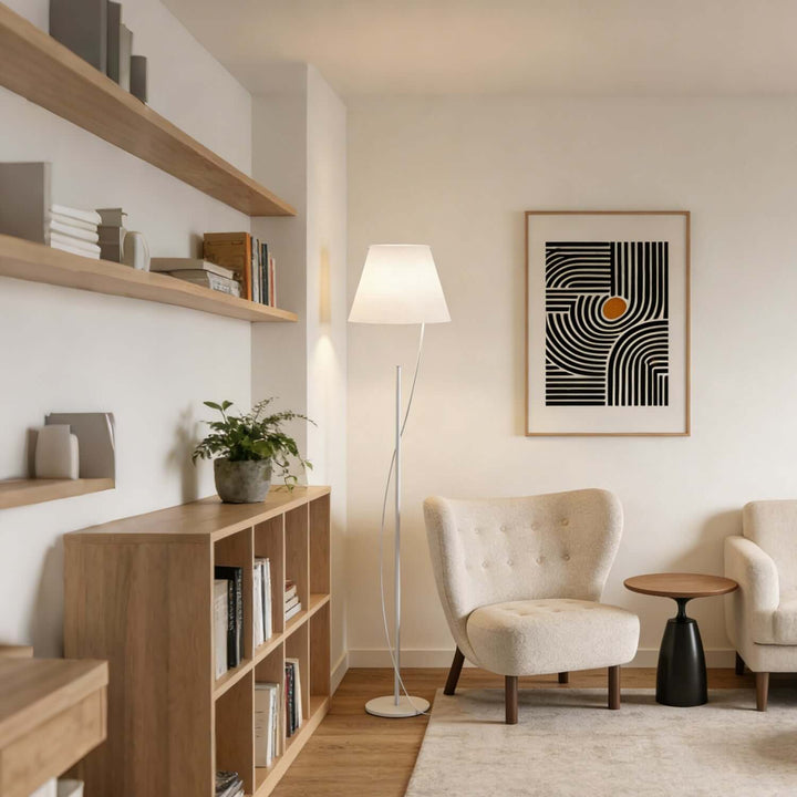 Vylen Floor Lamp Minimal DuPont Paper Office Floor Lamp