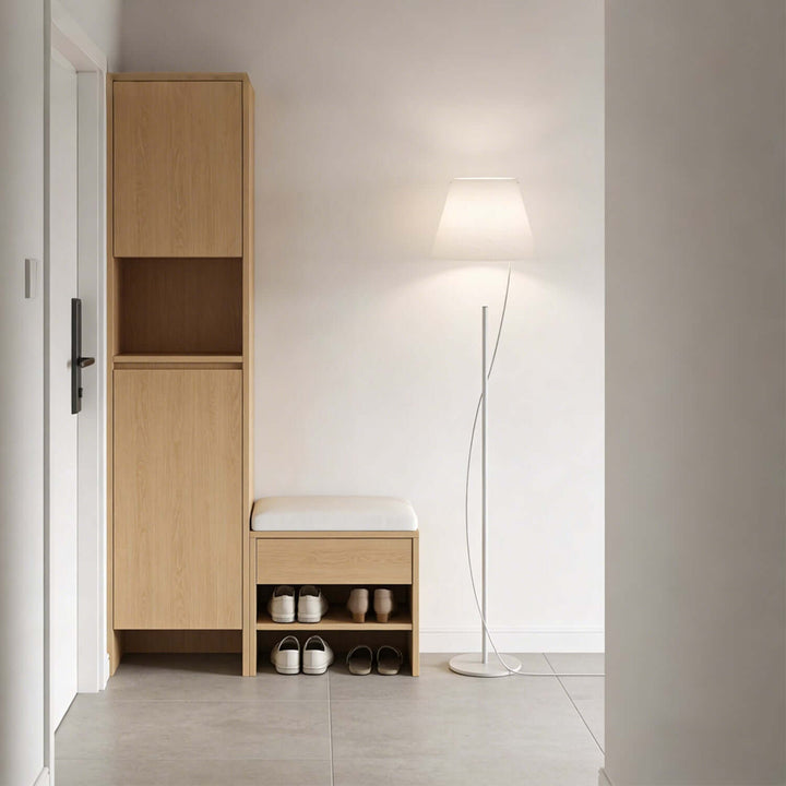 Vylen Floor Lamp Minimal DuPont Paper Office Floor Lamp