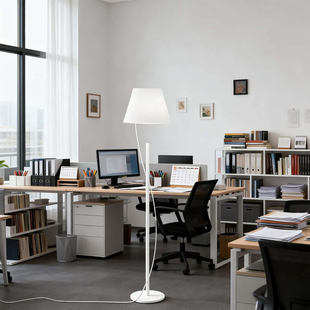 Vylen Floor Lamp Minimal DuPont Paper Office Floor Lamp