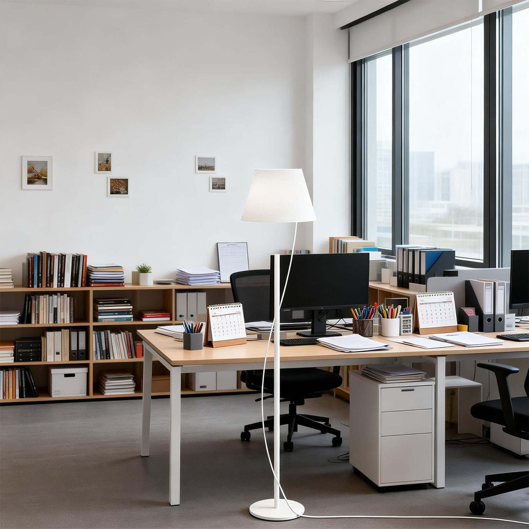 Vylen Floor Lamp Minimal DuPont Paper Office Floor Lamp