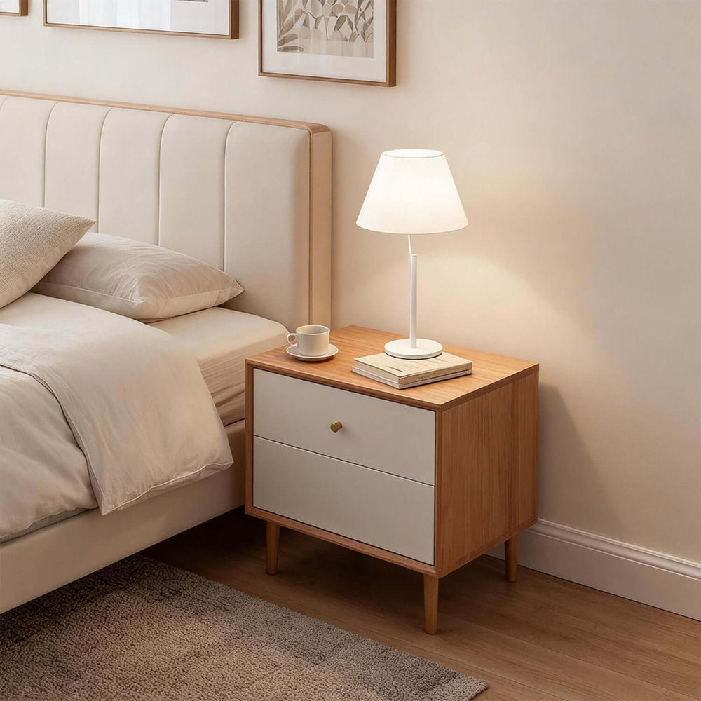 Vylen Table Lamp – Minimal DuPont Paper Office Light
