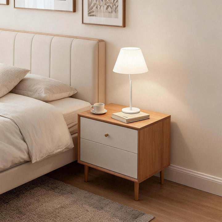Vylen Table Lamp – Minimal DuPont Paper Office Light