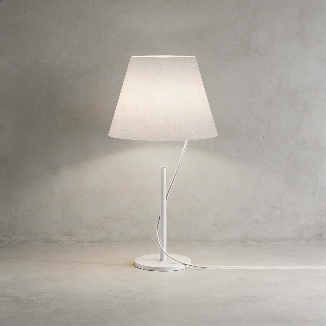 Vylen Table Lamp – Minimal DuPont Paper Office Light