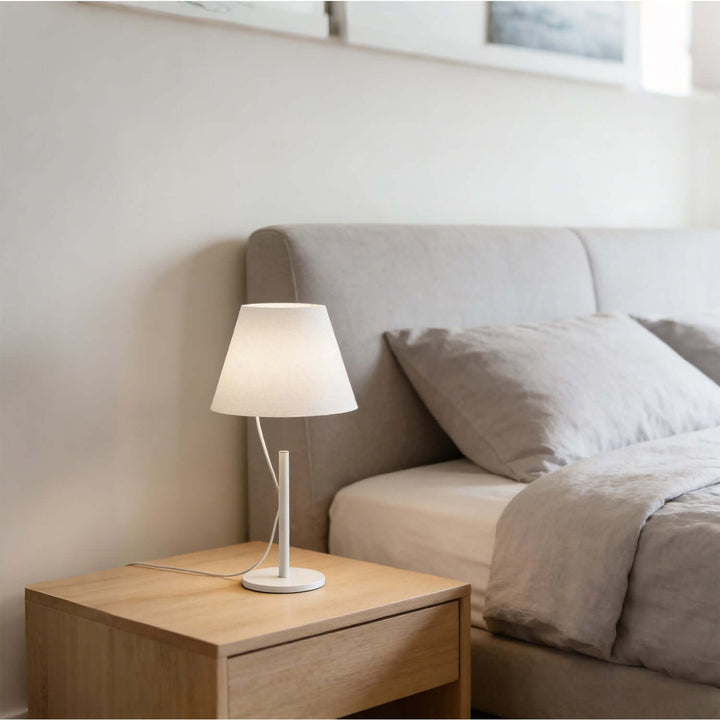 Vylen Table Lamp – Minimal DuPont Paper Office Light