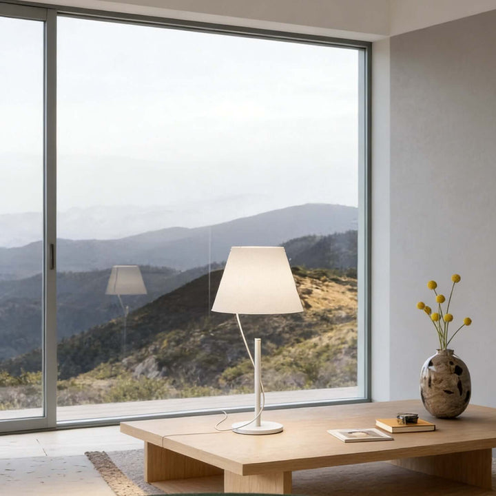Vylen Table Lamp – Minimal DuPont Paper Office Light