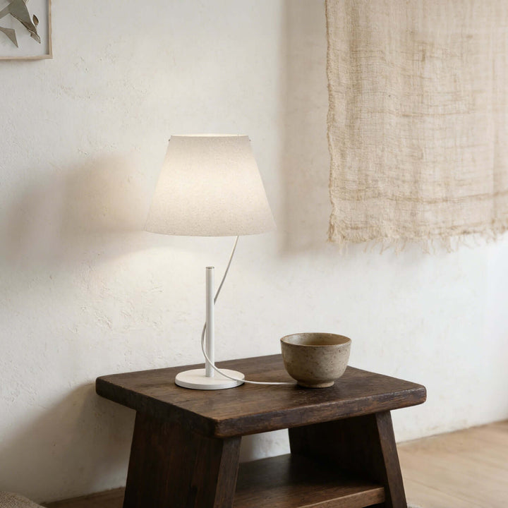 Vylen Table Lamp – Minimal DuPont Paper Office Light