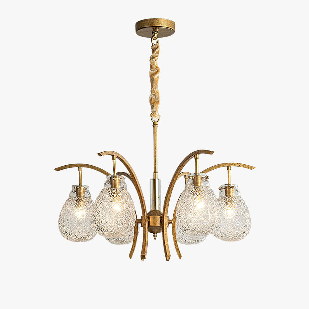 Vynol Chandelier - Vintage Living Room Art Deco Lighting