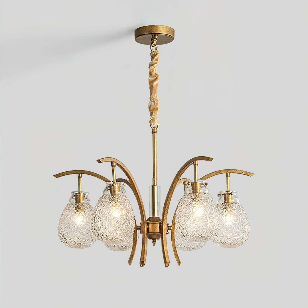 Vynol Chandelier - Vintage Living Room Art Deco Lighting