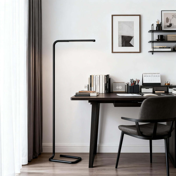 Vynore Floor Lamp – Modern Minimal LED Office Lighting