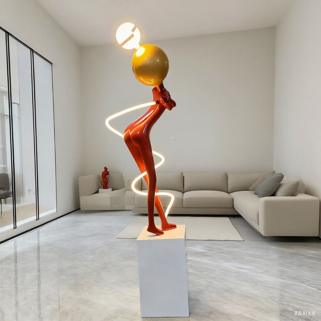 Vynova Sculptural Floor Lamp