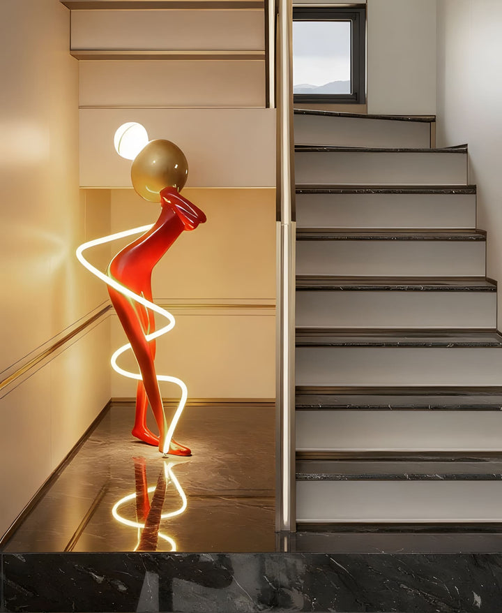 Vynova Sculptural Floor Lamp