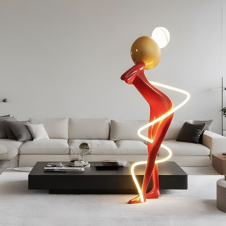 Vynova Sculptural Floor Lamp