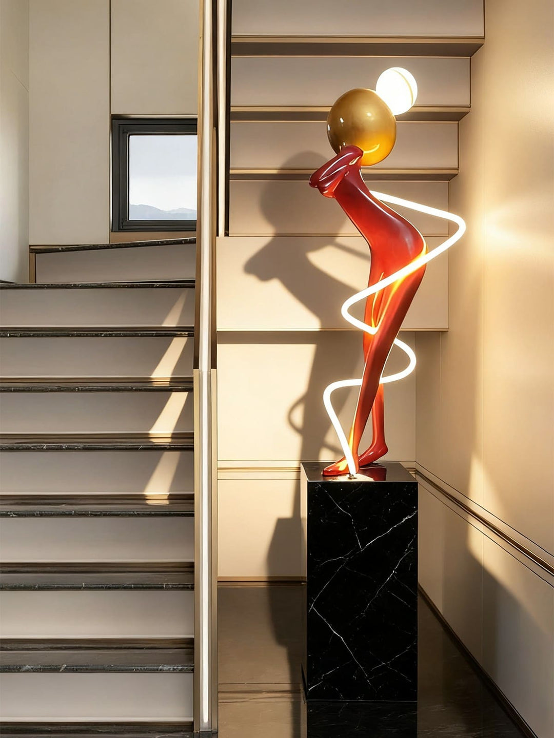 Vynova Sculptural Floor Lamp