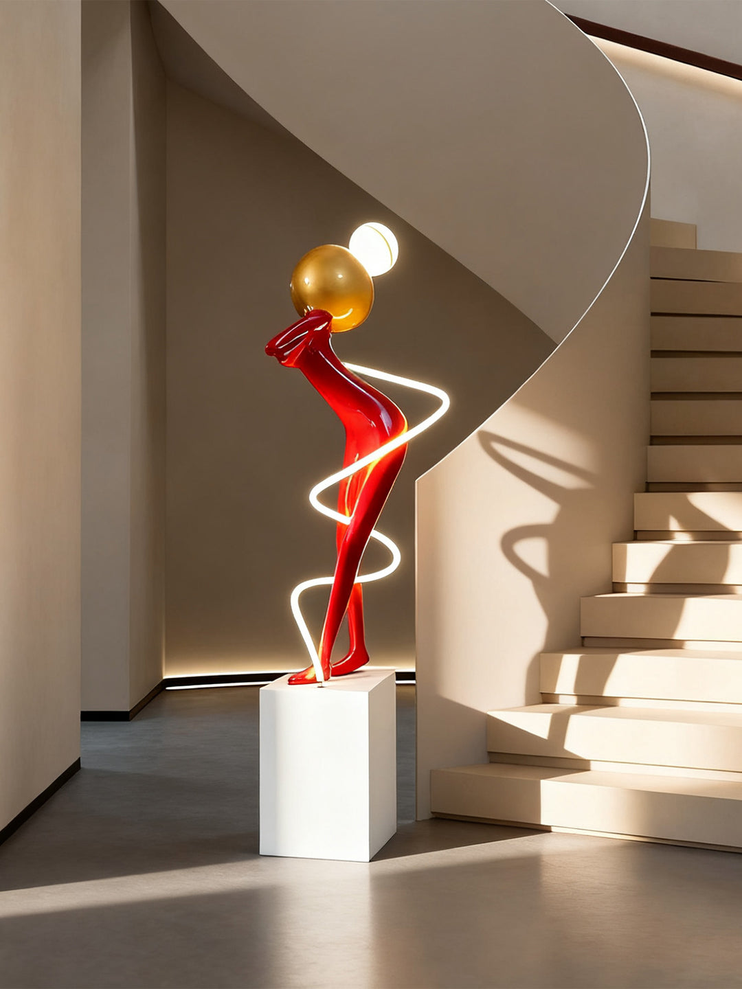 Vynova Sculptural Floor Lamp
