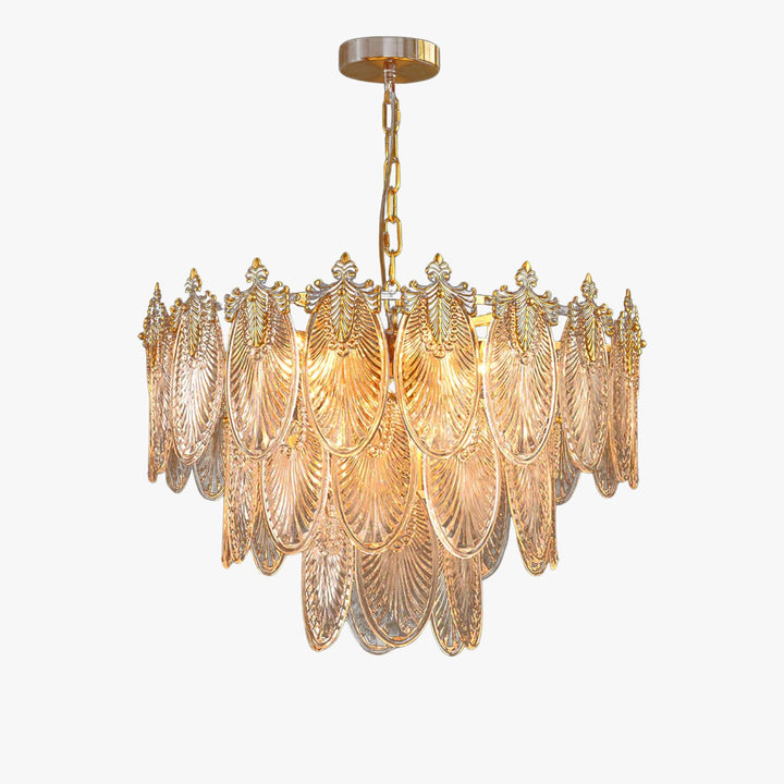 Vynoxi Chandelier - Modern Brass & crystal Glass Lighting