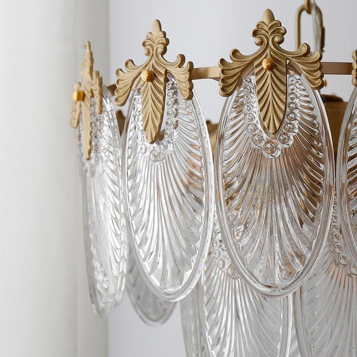 Vynoxi Chandelier - Modern Brass & crystal Glass Lighting