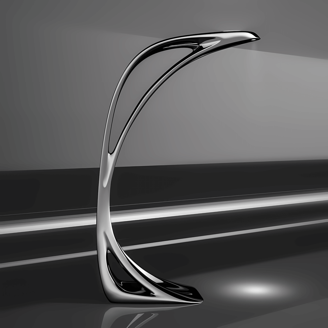 Sculptural floor lamp featuring an art deco design, perfect for floor lights in the living room.