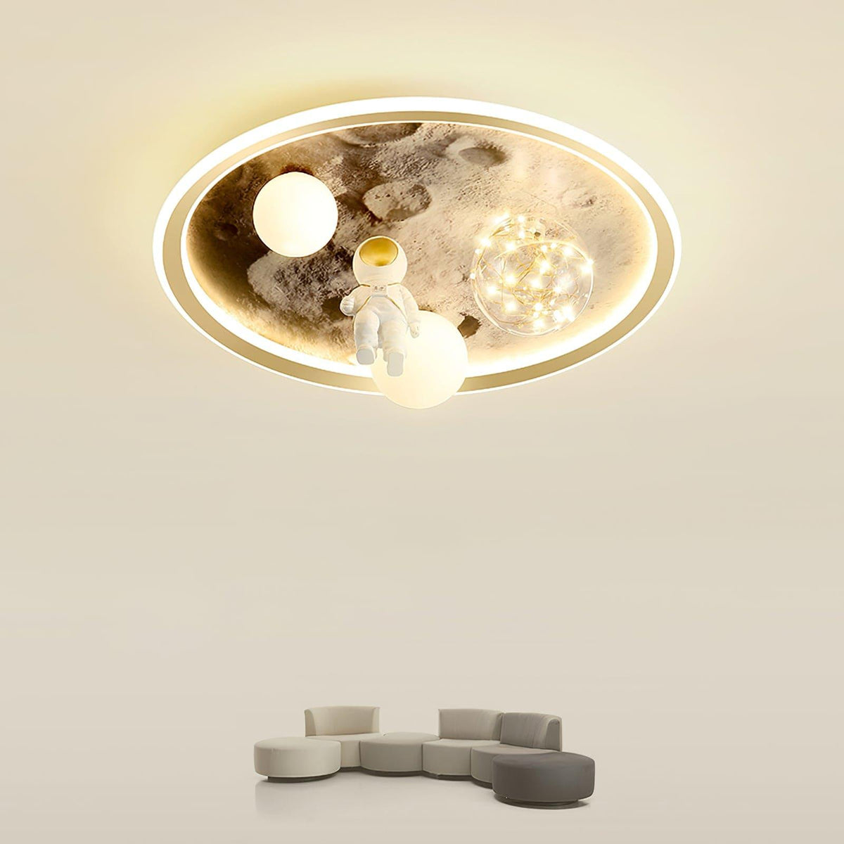 Walking Moon Ceiling Lamp - Vinlighting