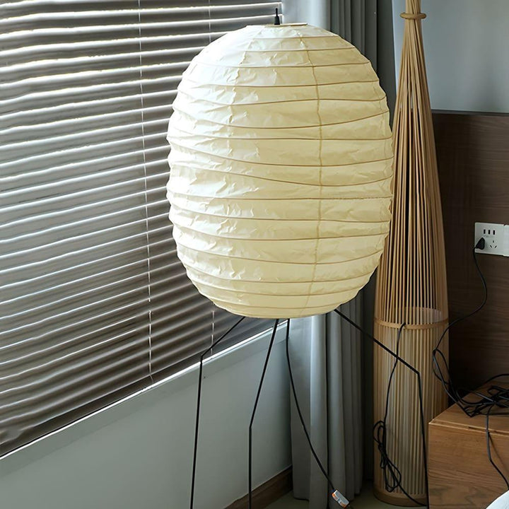 Washi Paper Akari UF3-DL Floor Lamp – Elegant Japanese Lighting | Vinlighting | Vinlighting