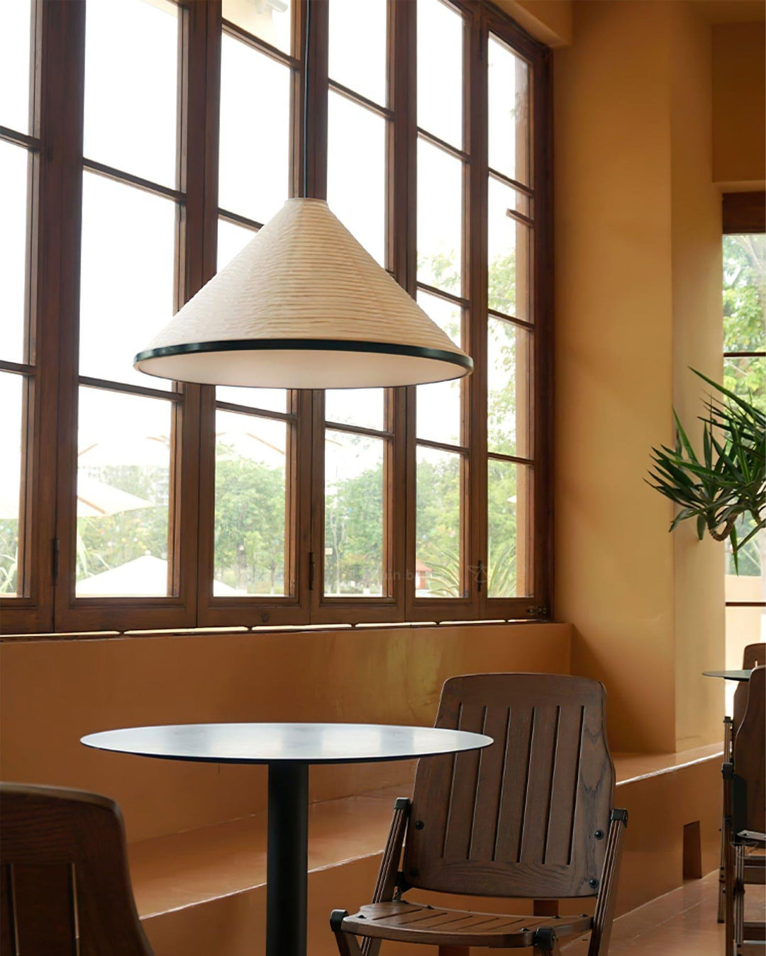Washi Paper Cone Pendant Light - Contemporary Hanging for Dining Room | Vinlighting | Vinlighting