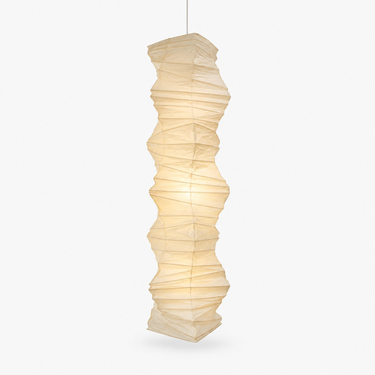 Akari 33N Washi Paper Pendant Light | Long Hanging for Corner