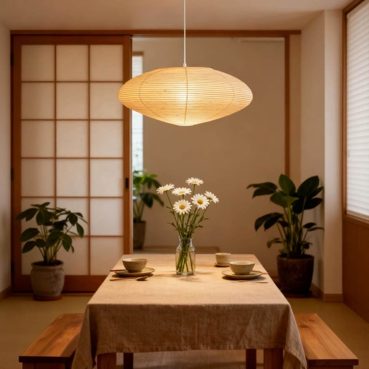 Akari 21A 26A 70A 95A | Japanese Paper Pendant Light | Hanging