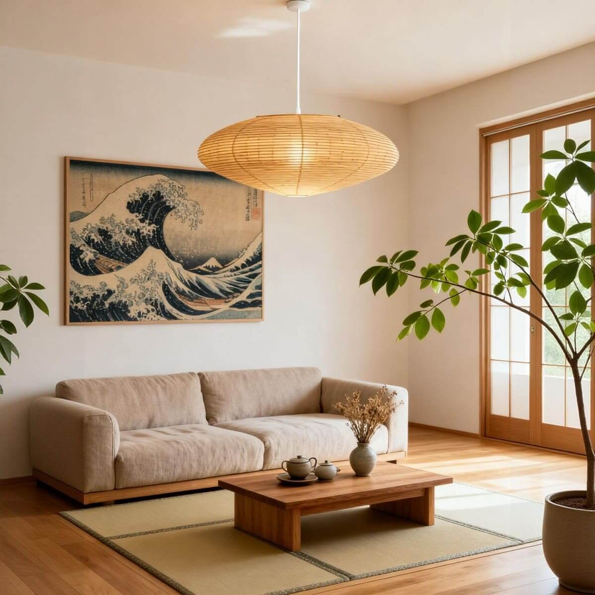 ヤマギワ 和紙 照明二点セット B1384 ランプLW40W X1 和 yamagiwa（539）AKARI Vitra - Akari ya2 table lamp | Connox