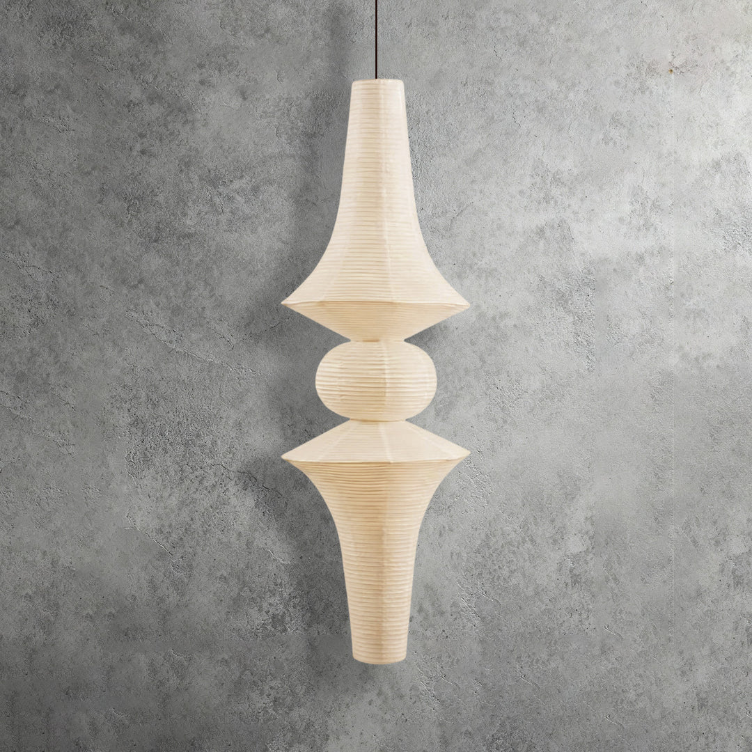 Washi Paper Corner Pendant Light