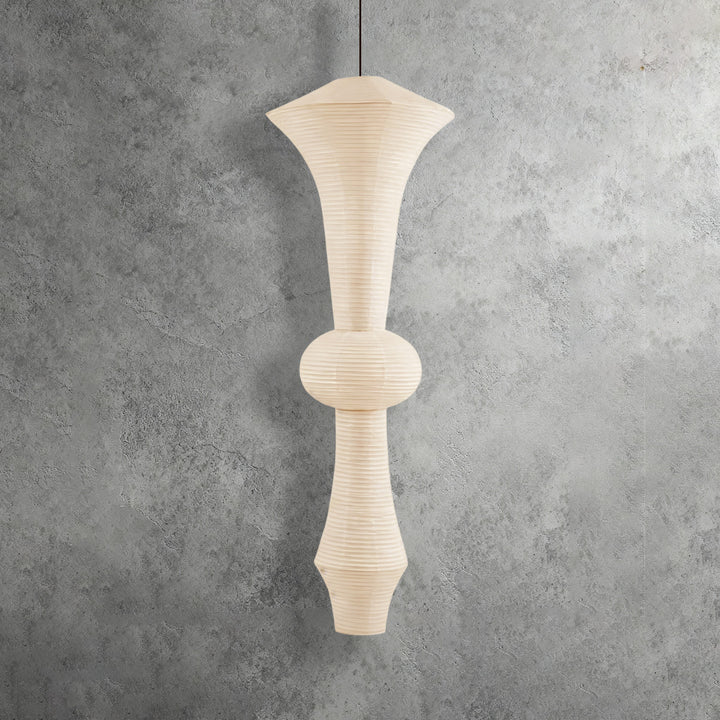 Washi Paper Corner Pendant Light
