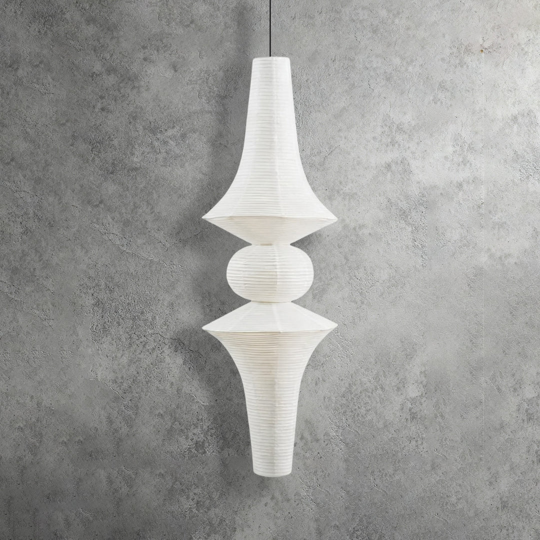 Washi Paper Corner Pendant Light