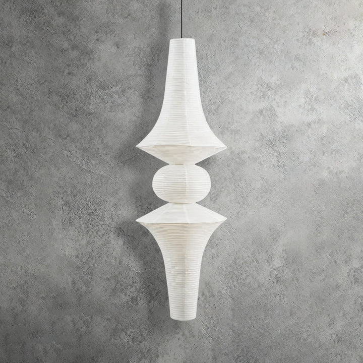 Washi Paper Corner Pendant Light