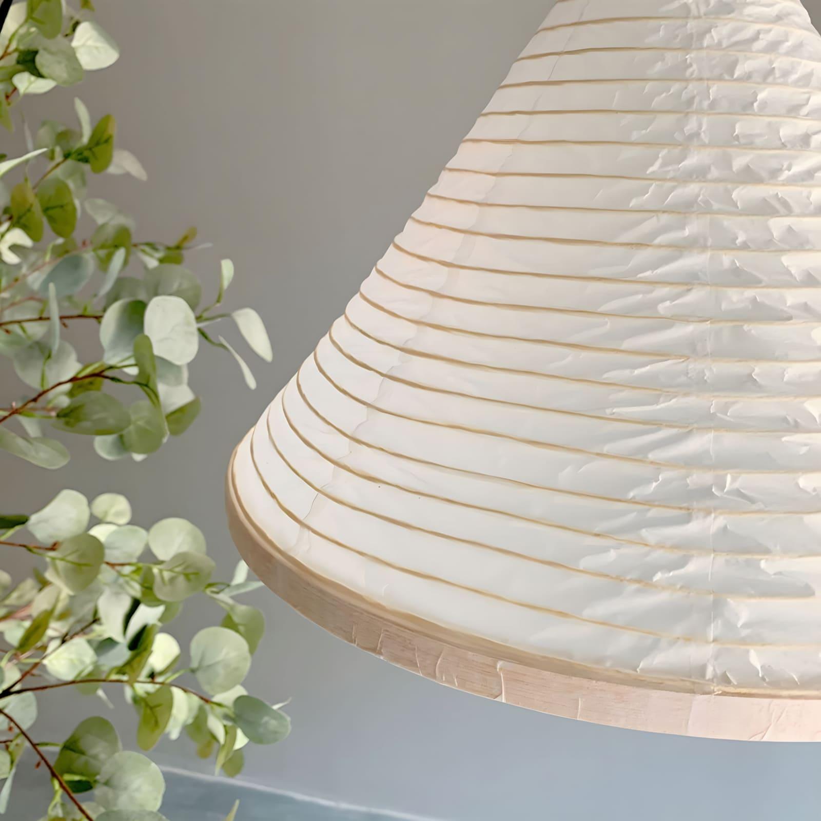 Washi Paper Hat Pendant Lamp - Vinlighting