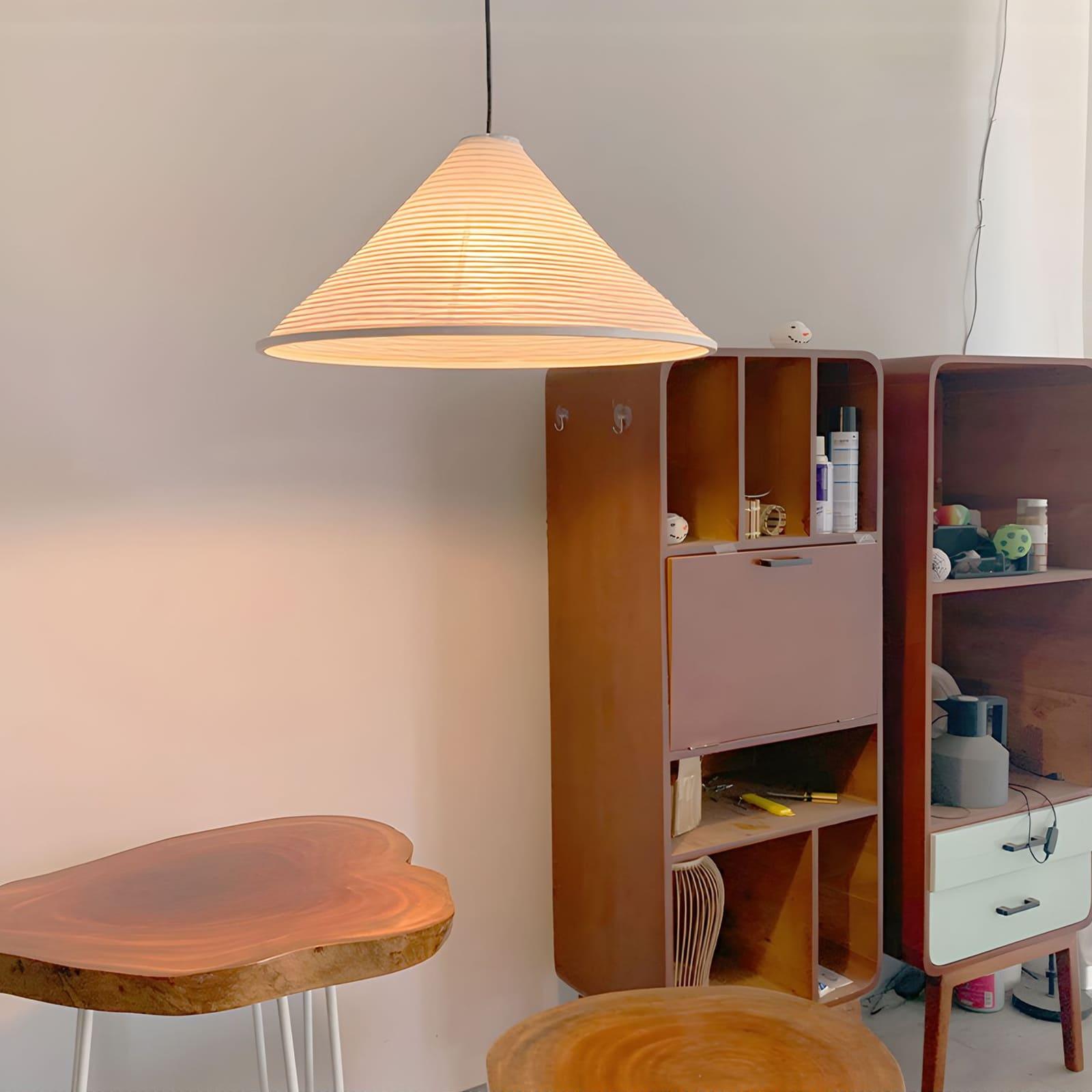 Washi Paper Hat Pendant Lamp - Vinlighting